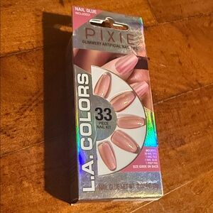 L.A. Colors Pixie Pink Nail Kit